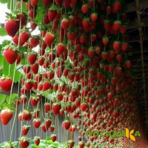 Клубника ампельная Анастасия купить по цене от 370р. в интернет-магазине «Посадика» с доставкой почтой в в Кирсе и по всей России – [изображение №1].