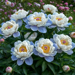 Пион Акварельный Этюд купить по цене от 806р. в интернет-магазине «Посадика» с доставкой почтой в в Кирсе и по всей России – [изображение №1].